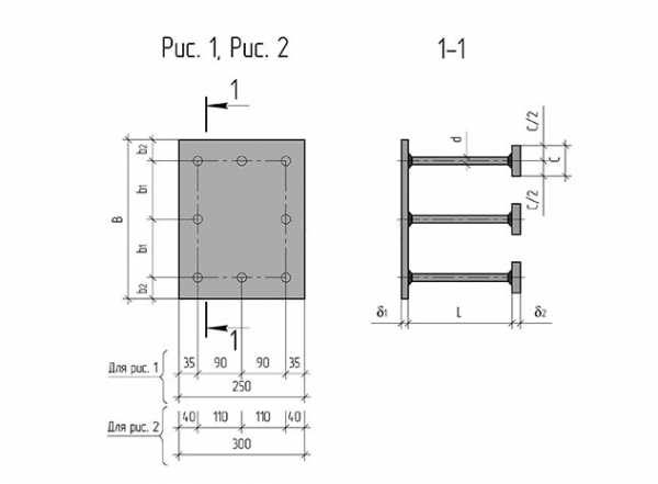 Закладные изделия по серии 1.400-15 МН 146 - МН 151 — фото 2